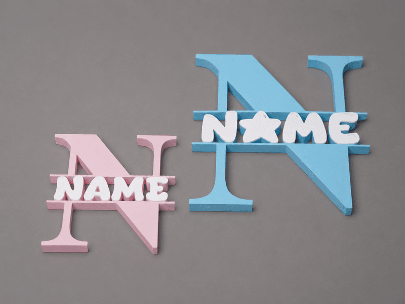Part Monogram PressPrint Lab — Personalized 3D Models for Etsy Sellers | 200+ Designs